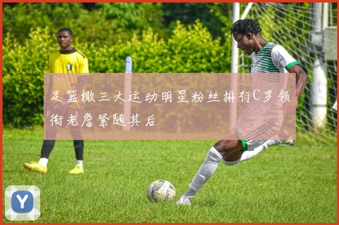 足篮橄三大运动明星粉丝排行C罗领衔老詹紧随其后
